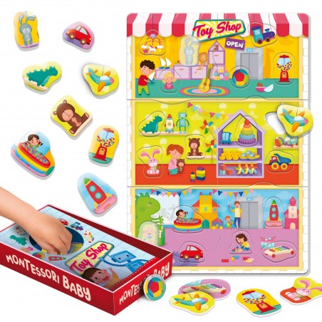 Układanka Sklep z Zabawkami Montessori Baby - Lisciani