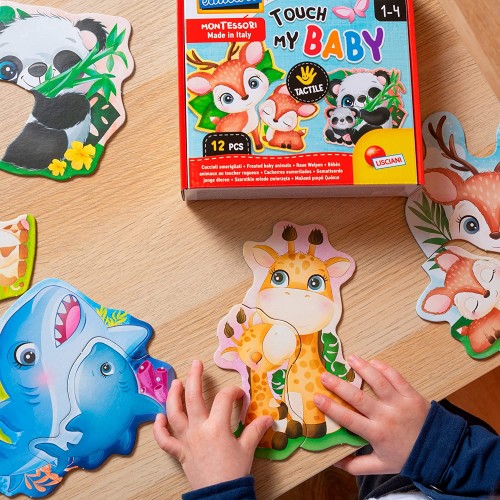 Puzzle Dwuelementowe Montessori Baby