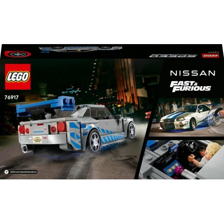 Lego Nissan Skyline GT-R (R34) z filmu „Za szybcy, za wściekli” 76917