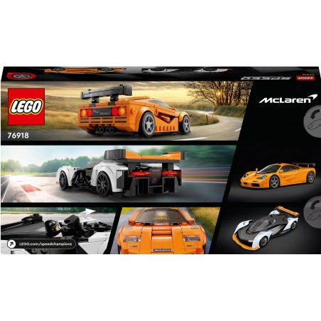 Lego McLaren Solus GT i McLaren F1 LM 2 pojazdy 76918