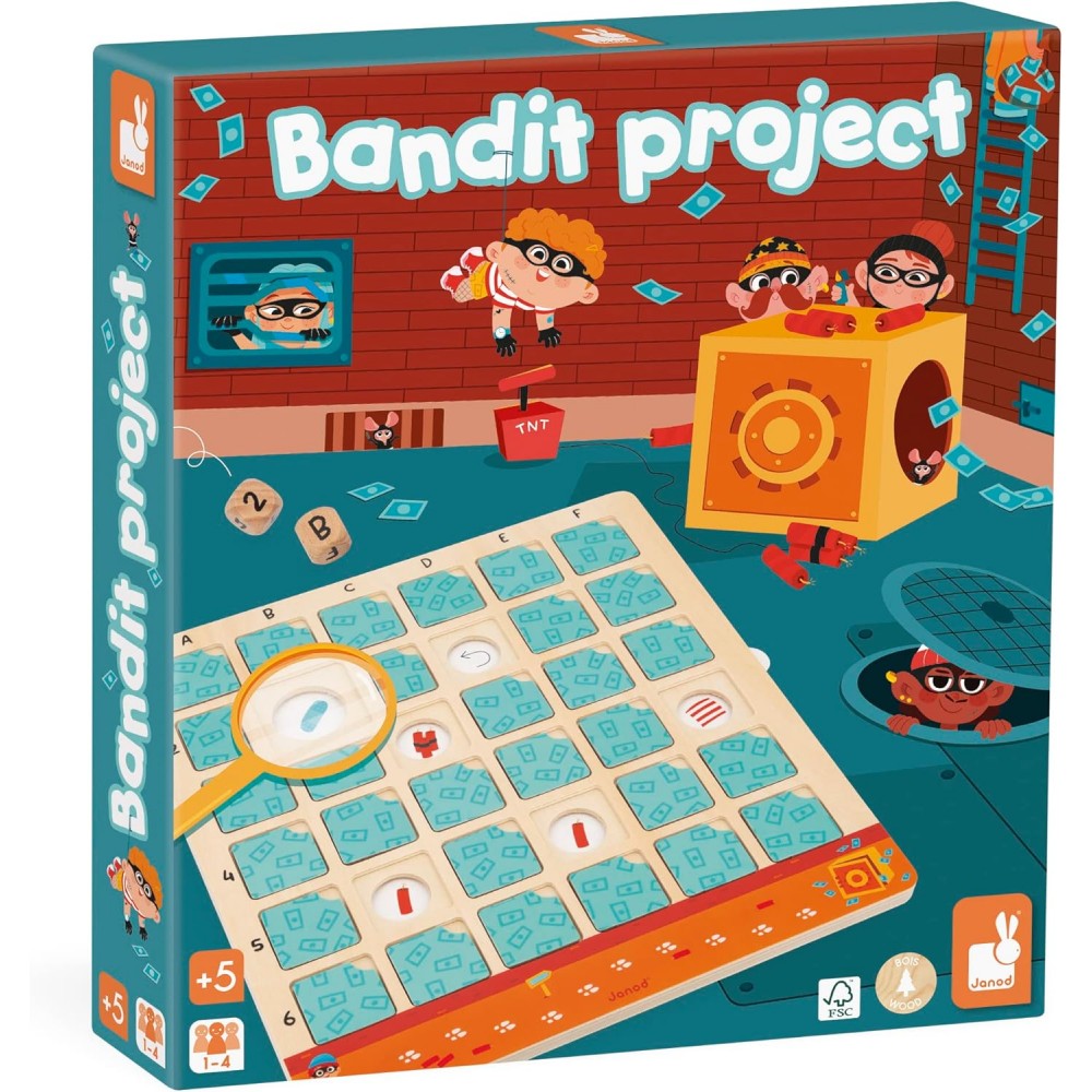 Gra Planszowa Łap Złodzieja Bandit Project Janod