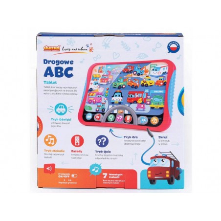 Edukacyjny Tablet dla dzieci Drogowe ABC Dumel Discovery