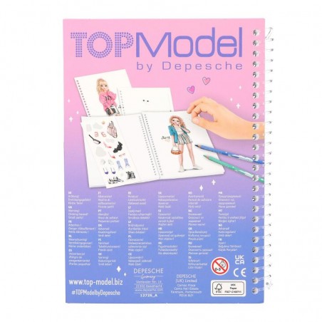 Notes do projektowania ubrań z naklejkami - TopModel