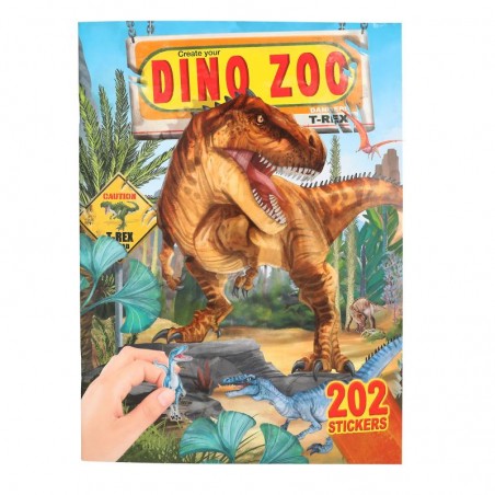 Album z naklejkami Dinozaury Zoo Dino World - Depesche