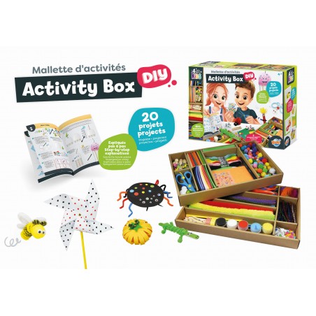Kreatywne Pudełko z Akcesoriami Plastycznymi 800 elementów - Buki