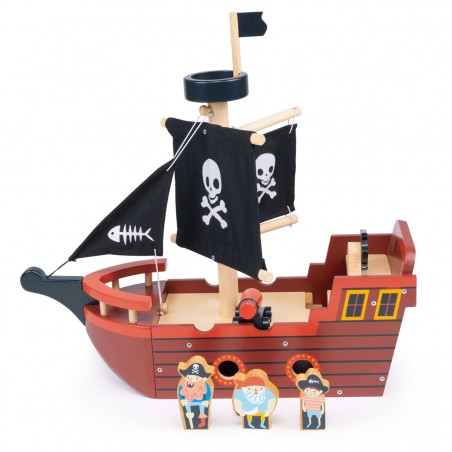 Statek piracki z piratami i armatą - Mentari