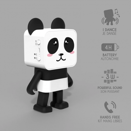 Tańczący Głośnik PANDA bluetooth Mobility On Board