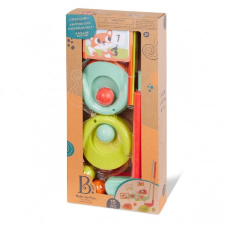 Zestaw do gry w golfa Hole-in-Fun - b.toys