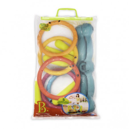 Gra rzucanie obręczy Sling-a-Ring Toss - B.toys