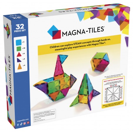 MAGNA-TILES Klocki Magnetyczne zestaw 32 el. Classic