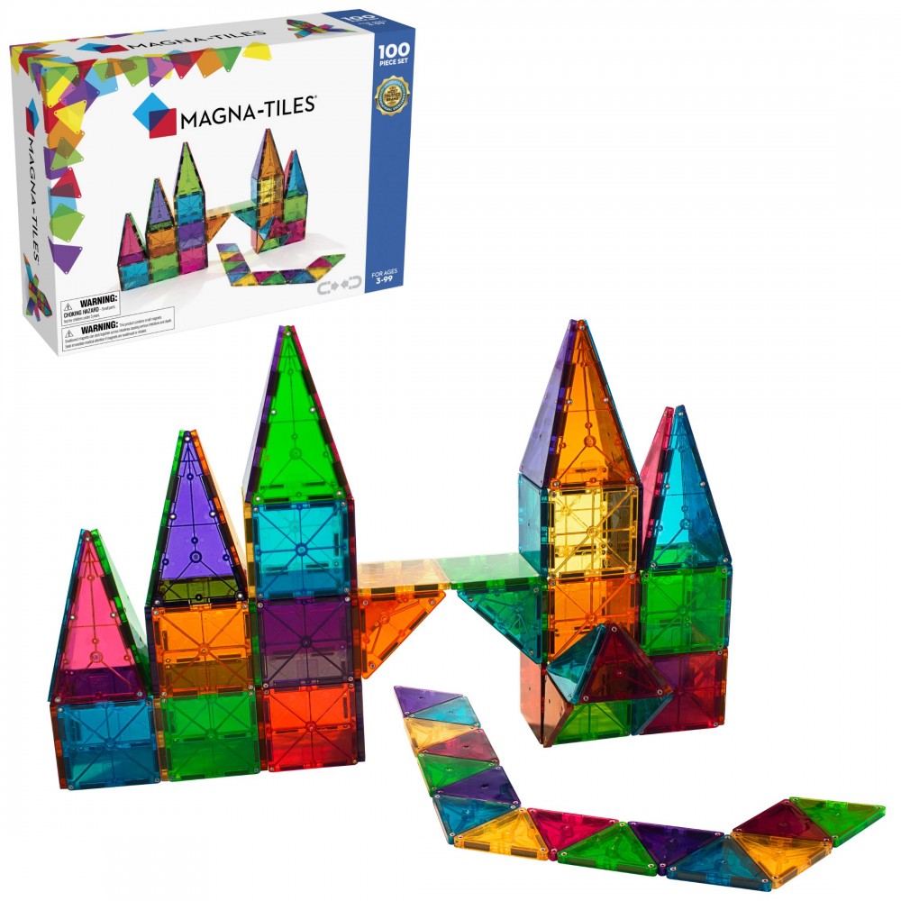 MAGNA-TILES Klocki Magnetycze zestaw 100 el. Classic