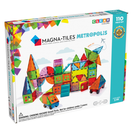 Klocki Magnetyczne 110 el. Metropolis MAGNA-TILES