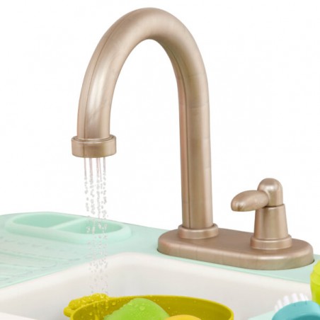 Zlew z Prawdziwym Kranem + Akcesoria Splash-n-Scrub Sink b.toys