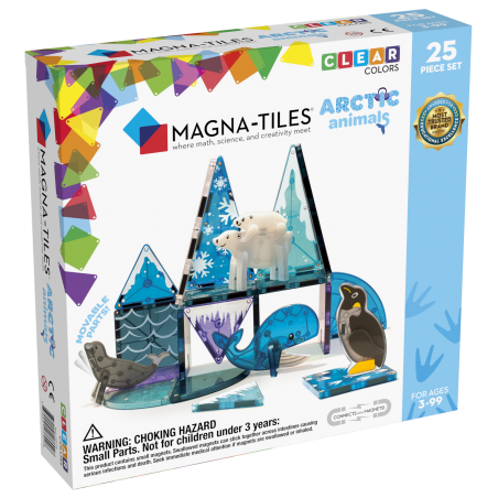 Klocki Magnetyczne zwierzęta arktyczne 25 el. MAGNA-TILES