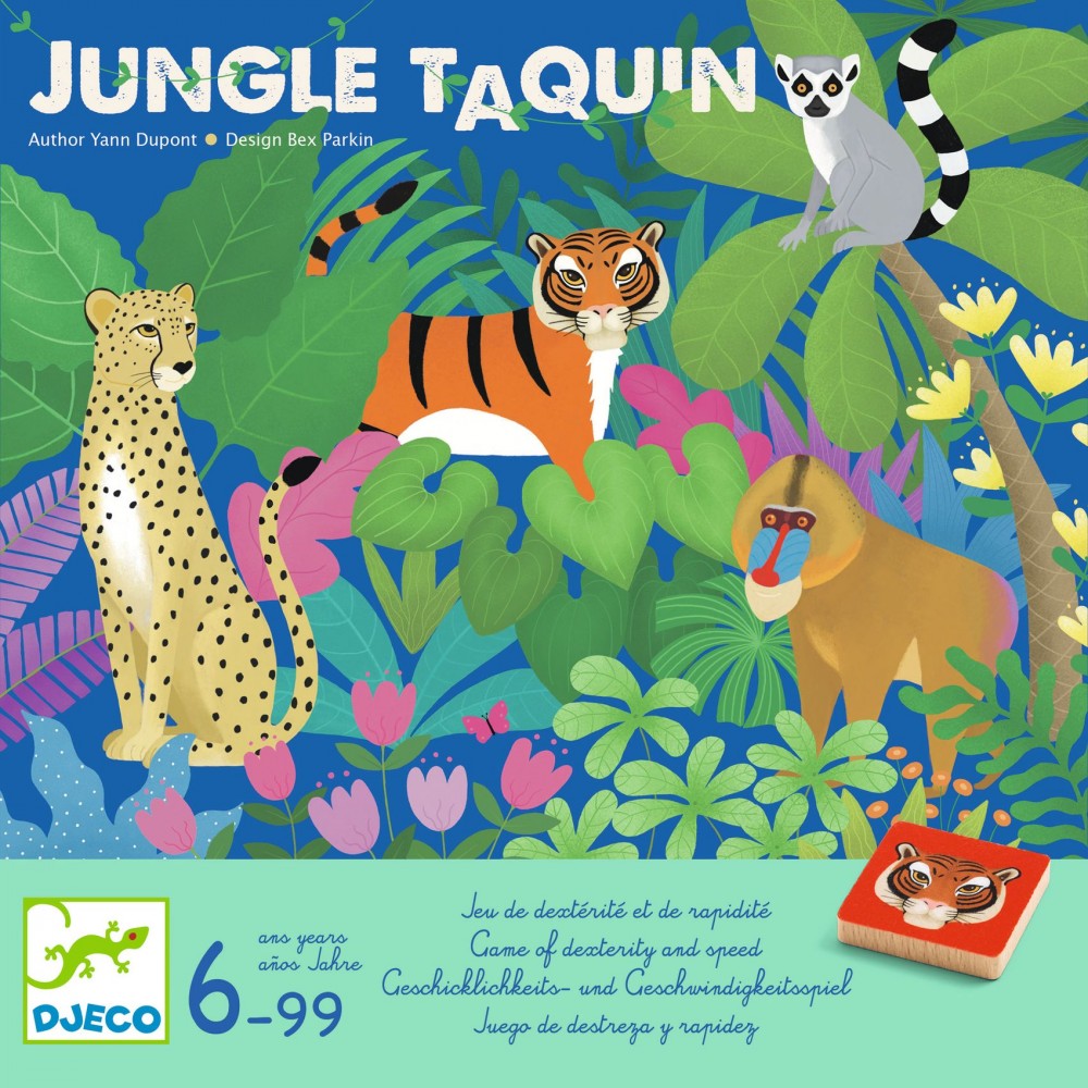 Gra umysłowa tangram JUNGLE TAQUIN Djeco