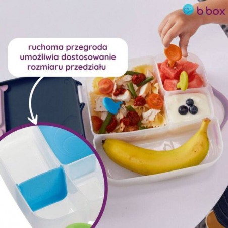 Śniadaniówka z przegródkami Lunchbox Blue Blaze - b.box