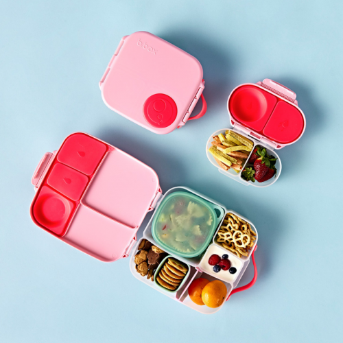 Śniadaniówka z przegródkami Lunchbox Flamingo Fizz - b.box