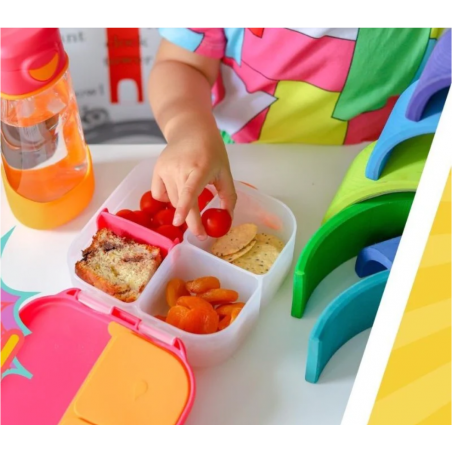 Śniadaniówka z Przegródkami mini Lunchbox Flamingo Fizz - b.box