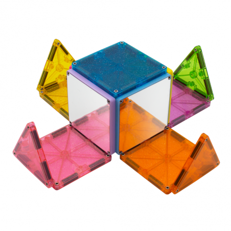 Klocki Magnetyczne z brokatem zestaw 15 el. MAGNA-TILES Stardust