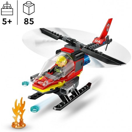 Lego Strażacki helikopter ratunkowy 60411