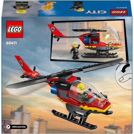 Lego Strażacki helikopter ratunkowy 60411