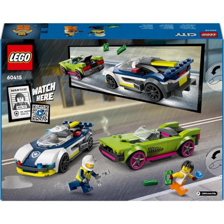 Lego CITY Pościg radiowozu za muscle carem 60415