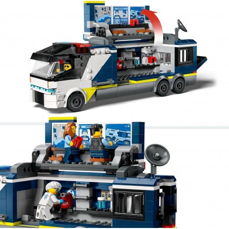 Lego Policyjna ciężarówka z laboratorium kryminalnym 60418