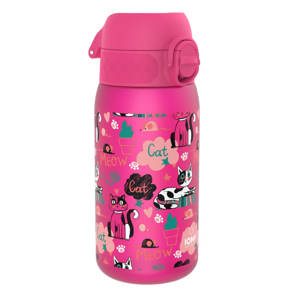 Bidon w Kotki Kittens różowy 400 ml ION8