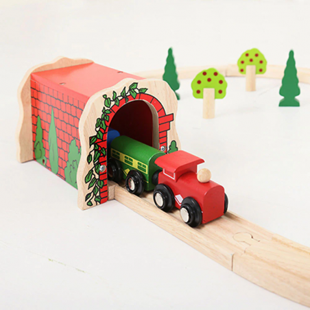 Tunel kolejowy czerwony Bigjigs Rail