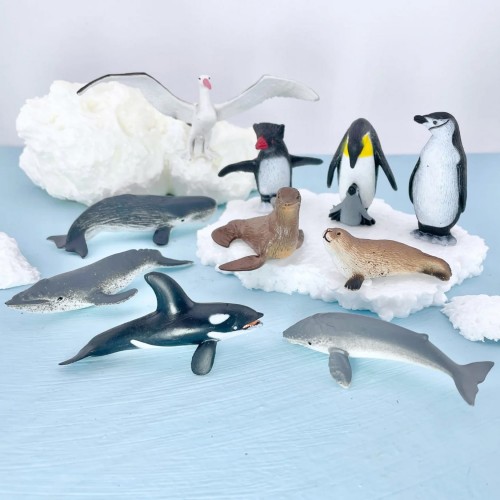 Zwierzęta Antarktydy. Zestaw Figurek w Tubie Safari Ltd.