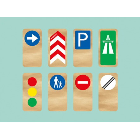 Znaki Drogowe 8 szt. Traffic Signs - Waytoplay