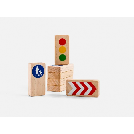 Znaki Drogowe 8 szt. Traffic Signs - Waytoplay