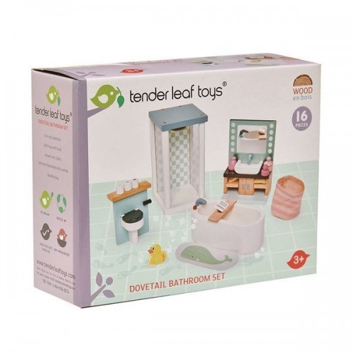 Łazienka mebelki do domku dla lalek - Tender Leaf Toys