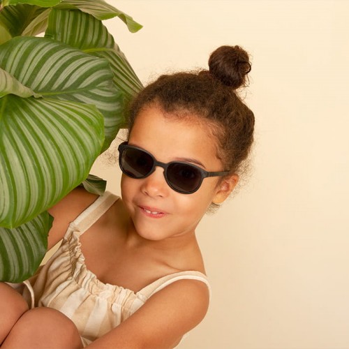 Okulary przeciwsłoneczne dla dzieci 2-4 lata czarne WaZZ KI ET LA