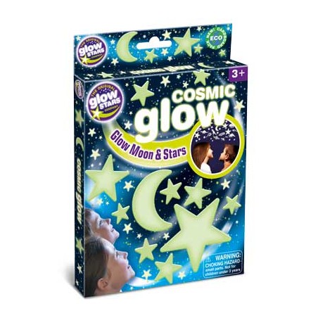 Gwiazdy i księżyc świecące w ciemności 20 szt. - The Original Glowstars Company