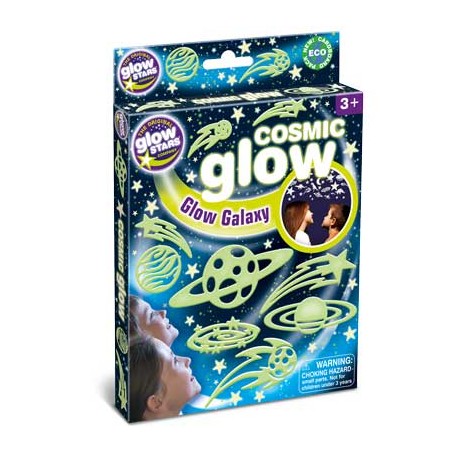 Świecąca w ciemności Galaktyka 12 szt. - The Original Glowstars Company