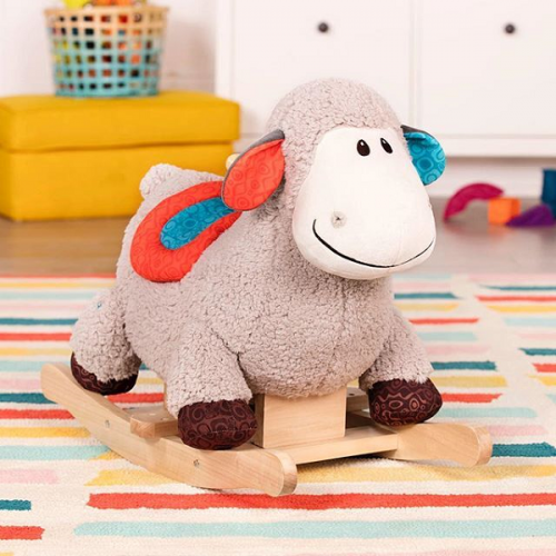 Pluszowa Owieczka na Biegunach Rodeo Rocker Loopsy – b.toys