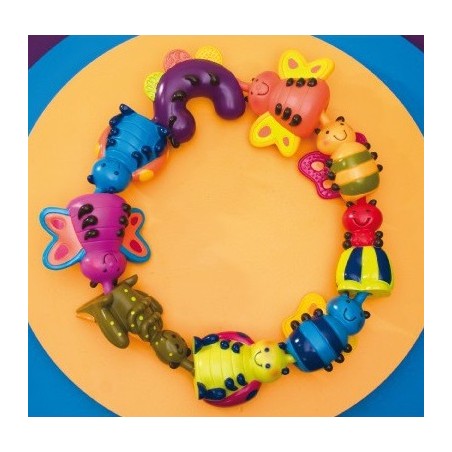 B.toys - wesołe owady kombinacyjny zestaw sensoryczny Snug Bugs B.Baby Standard