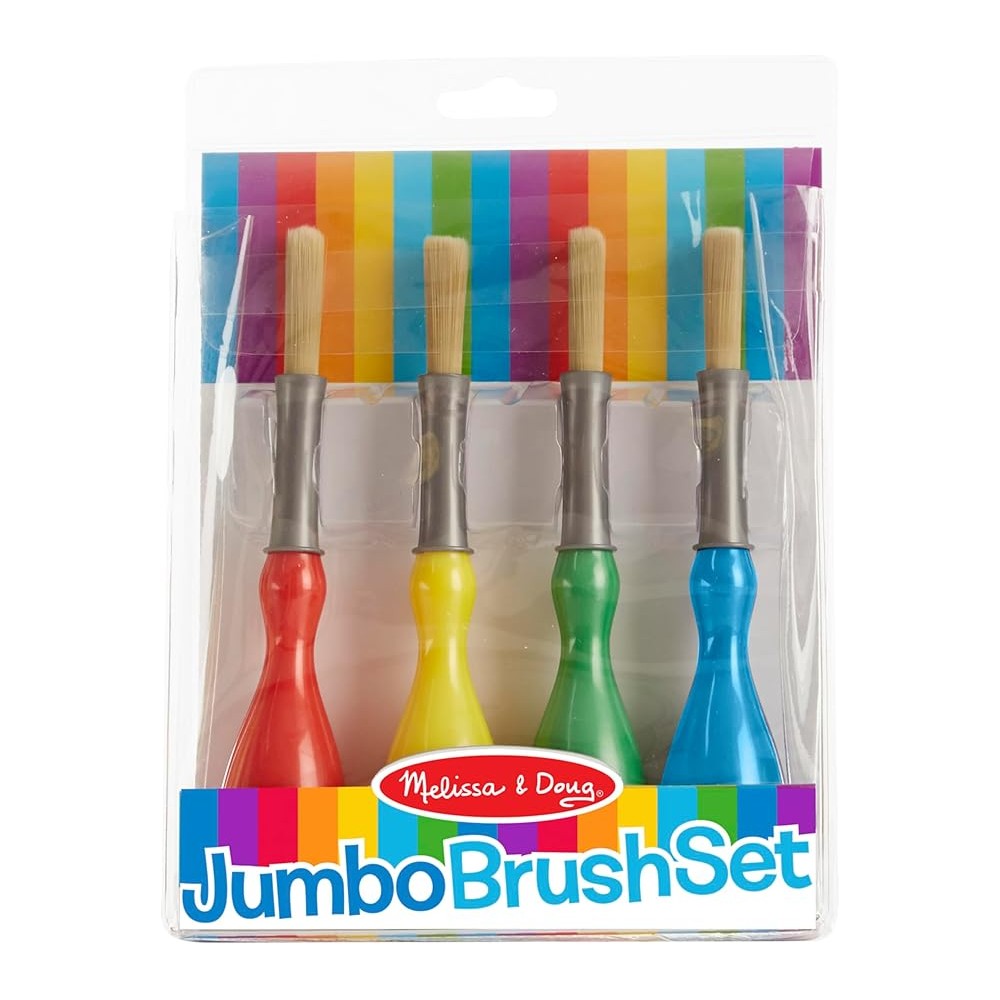 Pędzle dla dzieci Jumbo Brush 4 szt.- Melissa & Doug