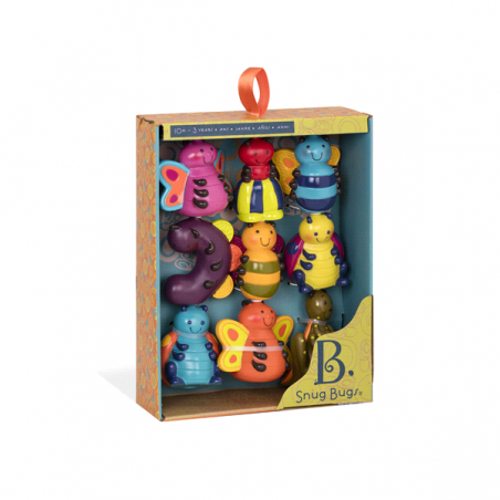 B.toys - wesołe owady kombinacyjny zestaw sensoryczny Snug Bugs B.Baby Standard