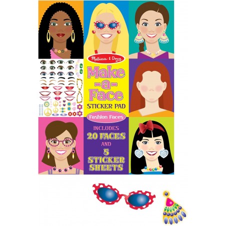 Naklejki twarze Make-a-Face Melissa & Doug