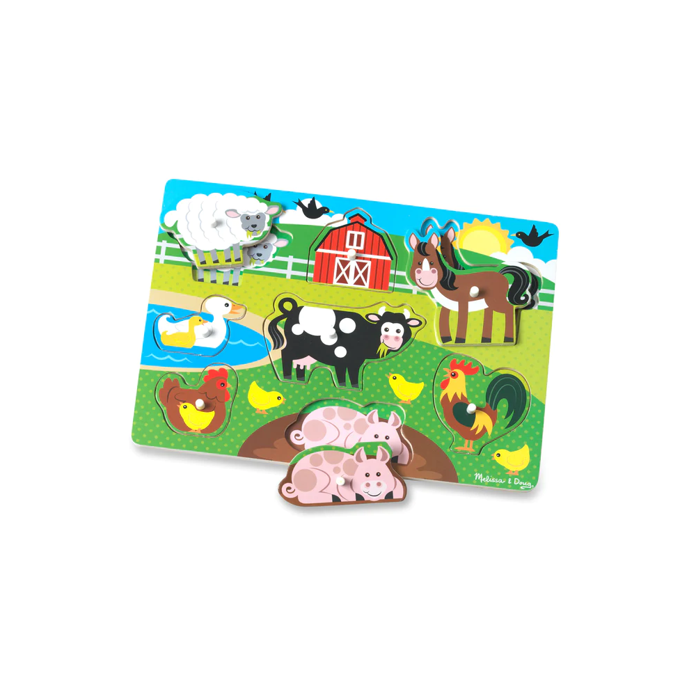 Układanka drewniana Zwierzęta Puzzle - Melissa & Doug