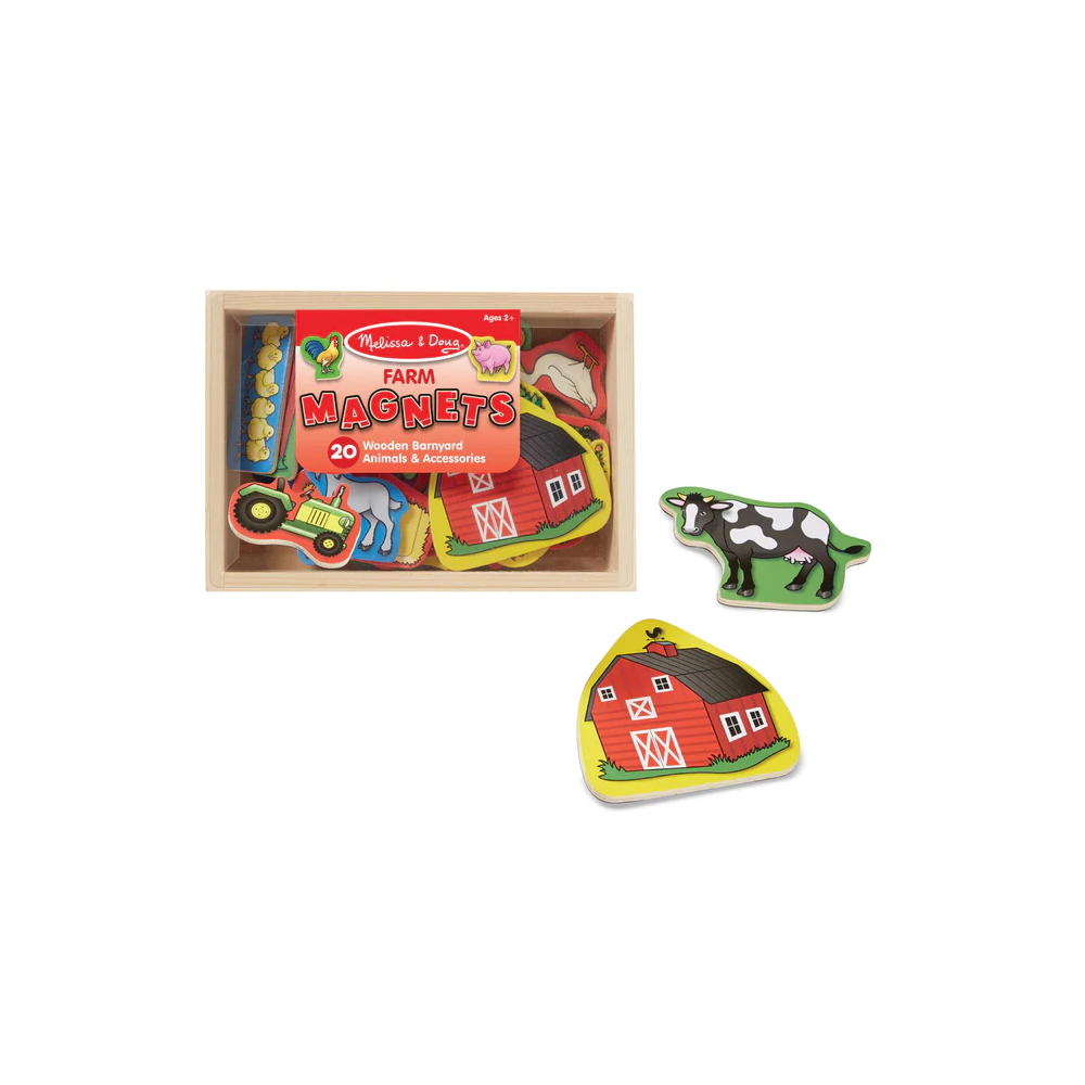 Drewniane Magnesy Farma - Melissa & Doug