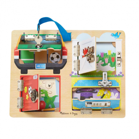 Tablica Manipulacyjna Otwieranie Zamków - Melissa & Doug