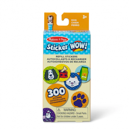 Zestaw 300 naklejek uzupełniających Sticker WOW Piesek Melissa & Doug