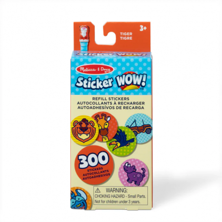 Naklejki uzupełniające Sticker WOW Zwierzaki 300 szt. Melissa & Doug