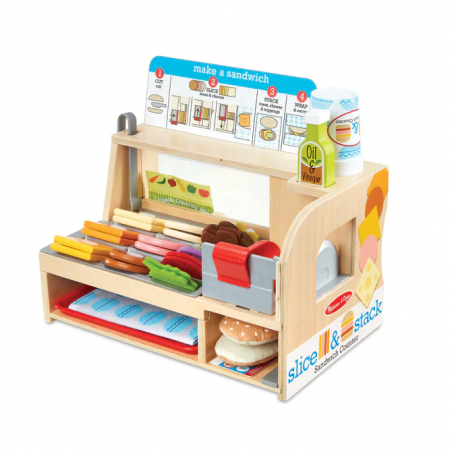 Bar Kanapkowy Slice & Stack Sandwich Counter - Melissa & Doug