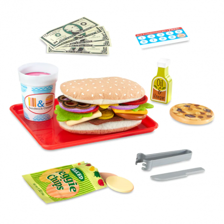 Bar Kanapkowy Slice & Stack Sandwich Counter - Melissa & Doug