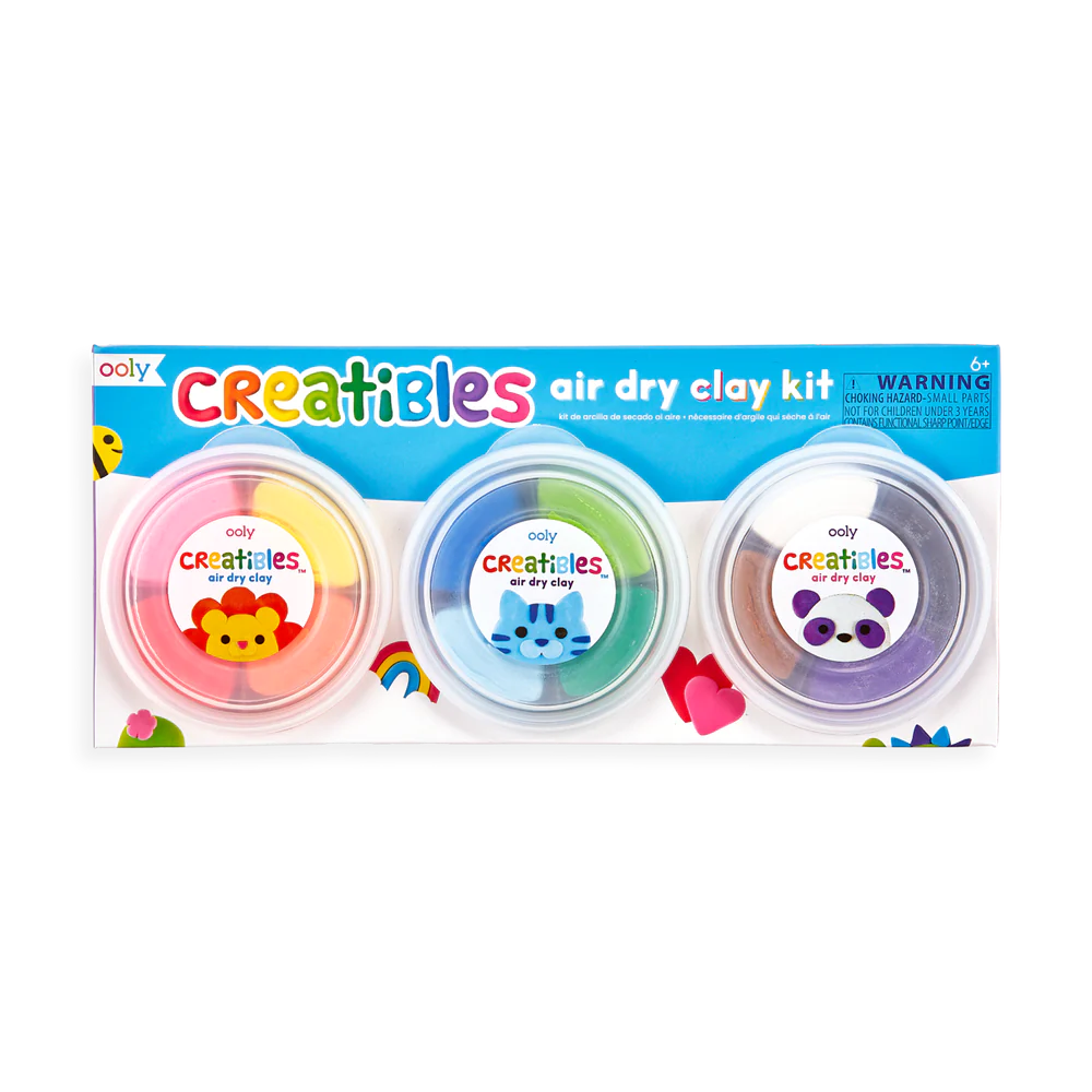 Kolorowa glina Ooly Creatibles Air Dry Clay Kit - Ooly