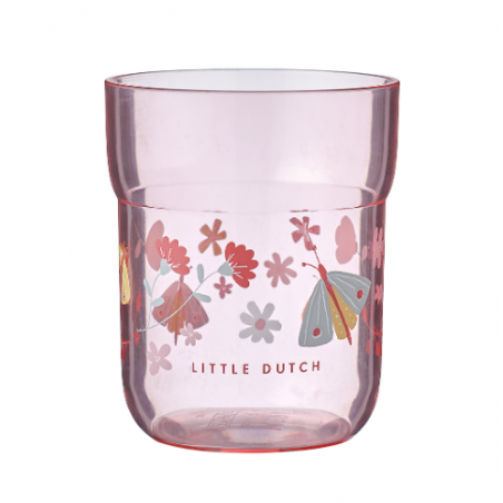 Przezroczysty Kubek dla Dzieci Mepal Mio Flowers & Butterflies - Little Dutch